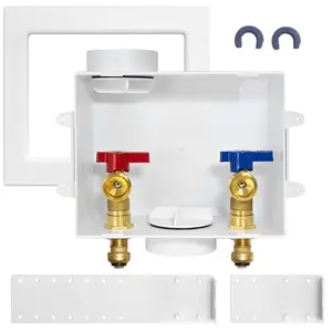 1/2" Push Fit Inlet, Washing Machine Outlet Box