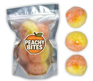 Freeze Dried Peach Rings - (Large Bag- 5 Pieces) - Freeze Dried Candy - Ships Same Day!