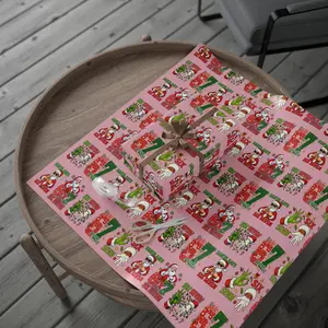 67 Meme Christmas Gift Wrap, Wrapping Papers, Kids Funny Wrapping Paper, Unique Gift Wrap, Brain Rot, Gen Z Meme, Holiday Gift Wrap