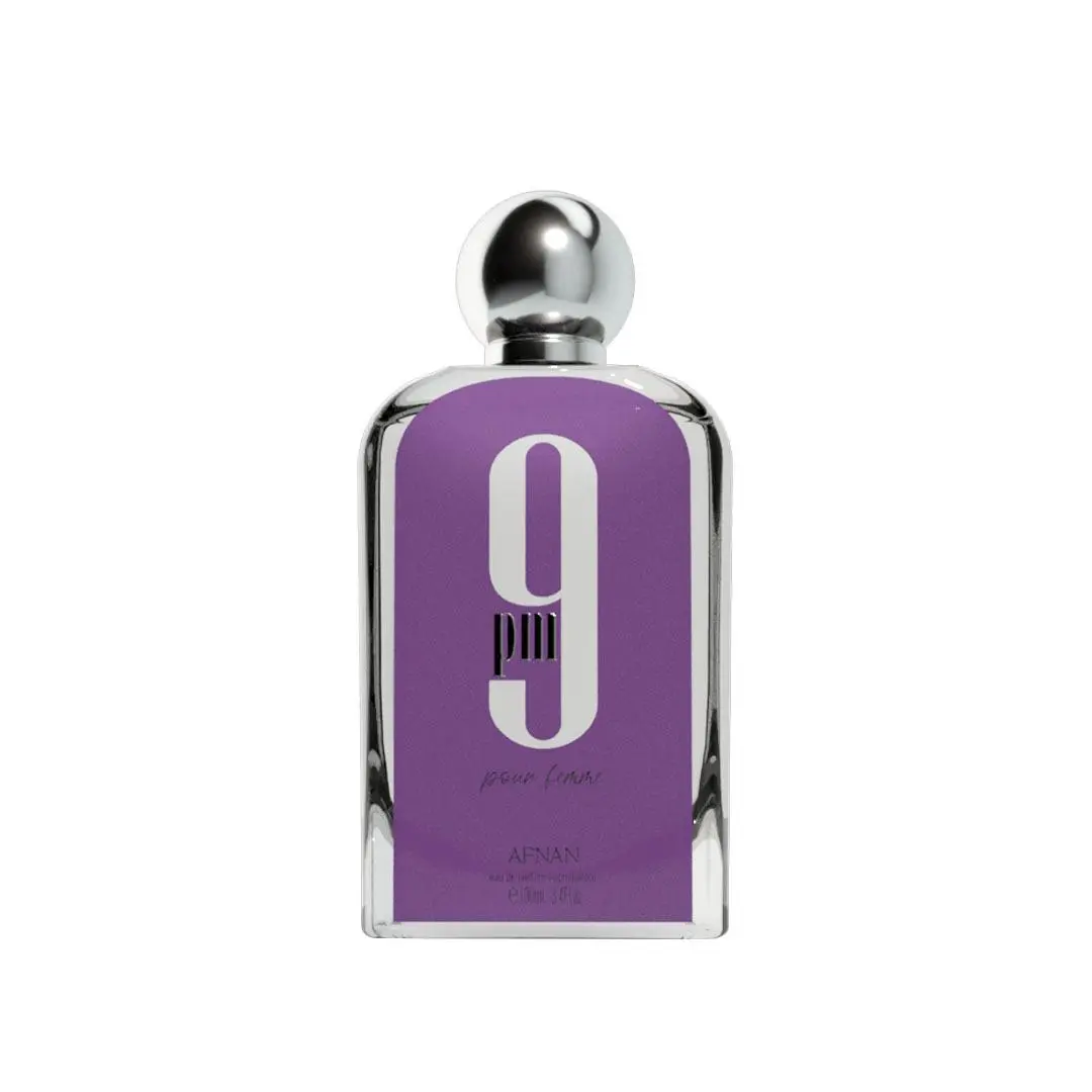 Afnan 9 PM Femme Eau de Parfum – Bold & Alluring Evening Scent, 100ml (3.4 oz)