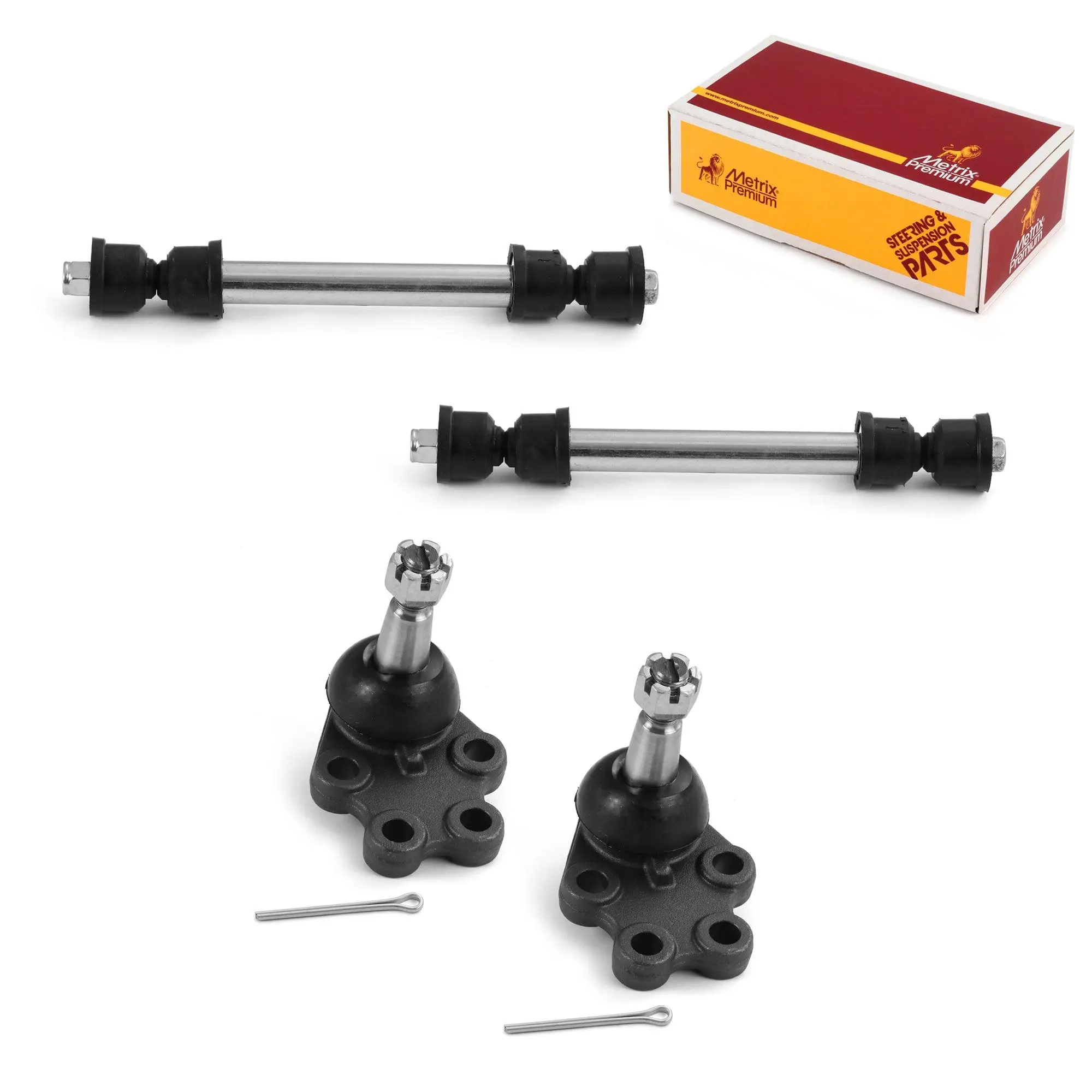 4 PC Front Stabilizer Bar Link and Front Lower Ball Joint Kit  97023MT