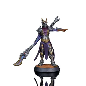 3D Printed Resin Dead End Erketh Blood of the Dragon Miniature - Tabletop RPG Accessory, Action Figures, Collectible Home Decor Statue
