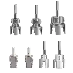 14-Piece Heavy-Duty Pipe Thread Tool Set, Integrated Inner and Outer Thread Tools, Compatible with PVC, Ppr, Mpp Pipes, DIY and Professional Use