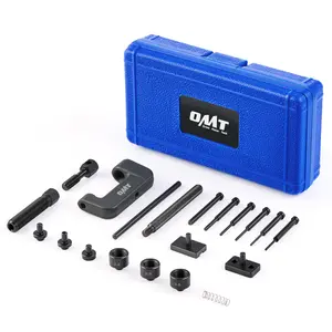 Orion Motor Tech 19pc Chain Breaker Tool Kit with C Frame 3 Anvils 5 Break Tips, Dirt Bike ATV Motorcycle Chain Breaker Chain Link Removal Tool Chain Repair Tool for Cam and 25 to 630 Chains Red/Bule , Limited Time Deal, fathersdaygift