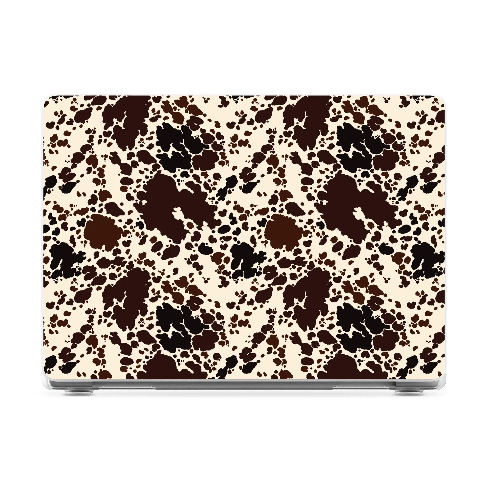 Casely MacBook Case | Cowgirl Envy | Cow Print Laptop Shell | Snap-on Laptop Shell with Raised Anti-Slip Grip and Bottom Vent Cutouts | Hard Policarbonate Protective Laptop Cover