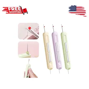 3 Pack Needle Threader, 2025 Upgraded Plug-in 2 in 1