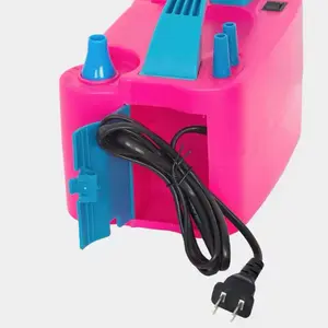 Balloon pump electric 73005, portable air blower with dual nozzle machine inflator for fast, (240v 600w) efficient and easy bulk balloons filling different occasions