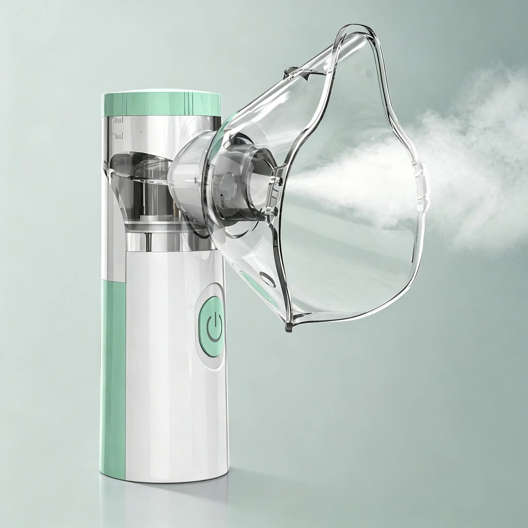 Portable Handheld Nano Facial Mister & Mini Humidifier, Ultra-Fine Micron Cool Mist Sprayer, Makeup-Safe Instant Facial Hydration Device, Dual Power Supply (AA Battery (not included ), Pocket Personal Humidifier & Skincare Tool for Home, Office, Travel