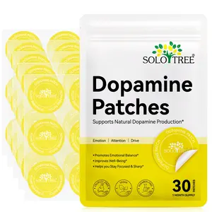 Solotree Dopamine Patch 30p Pack, Enhance Your Mood, Emotion, Focus & Energy Levels, Perfect for Daily Use, High-Quality Natural Ingredients, Made in Usa