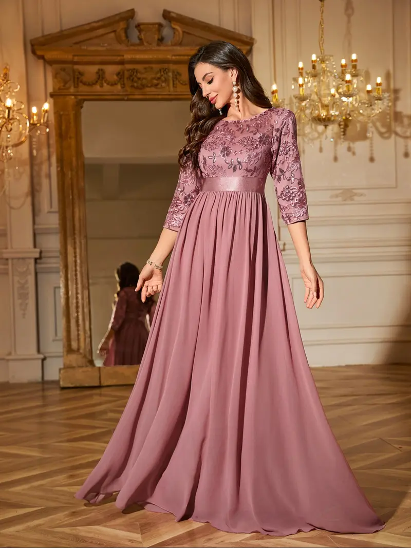 embroidered formal dress - TikTok Shop