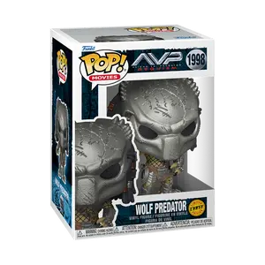 Funko Pop Vinyl Figure Alien Vs Predator Requiem Wolf Predator Chase Variant 1998