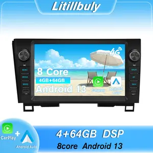 Car Stereo for Toyota Tundra (2007-2013) Sequoia (2008-2019) touch screen has Android Auto Wireless Carplay, Bluetooth WIFI supports GPS Navigation tiktokshopspringglowup