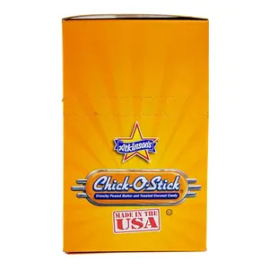 Atkinson's Chick-O-Stick Candies, Roasted Peanuts & Coconut Blend, Trans Fat Free, 0.07oz Each, 36 Pieces, Candy Treats for Snacking & Enjoy on the Go, Sweet Tooth Satisfaction