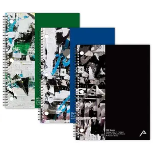 3 Pack Creative College Ruled Notebooks – For Young Creative Minds Say goodbye to boring notebooks—study with style!