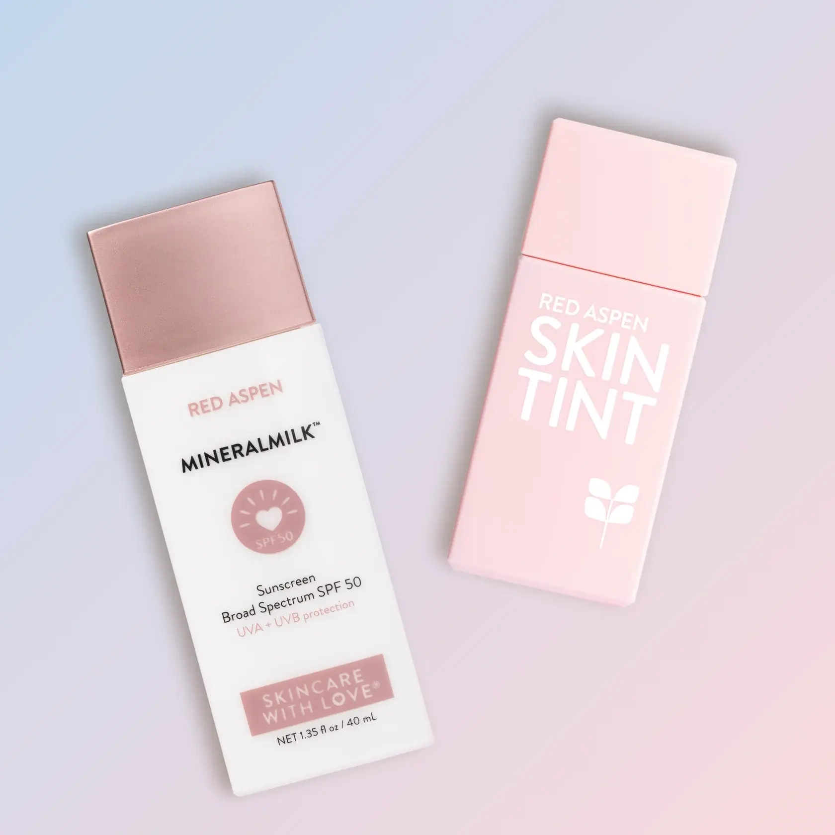 Red Aspen Mineral SPF 50 Sunscreen & Skin Tint Duo for Flawless Protected Skin in 12 Shades