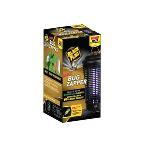 Black Flag  40W 1.5 Acre Flag Max Outdoor Bug Zapper, Black