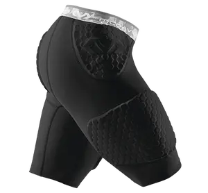 McDavid HEX® Short with Contoured Wrap-Around Thigh - 9mm HEX Technology, Compression & Moisture Management, Lightweight, Flexible, Breathable