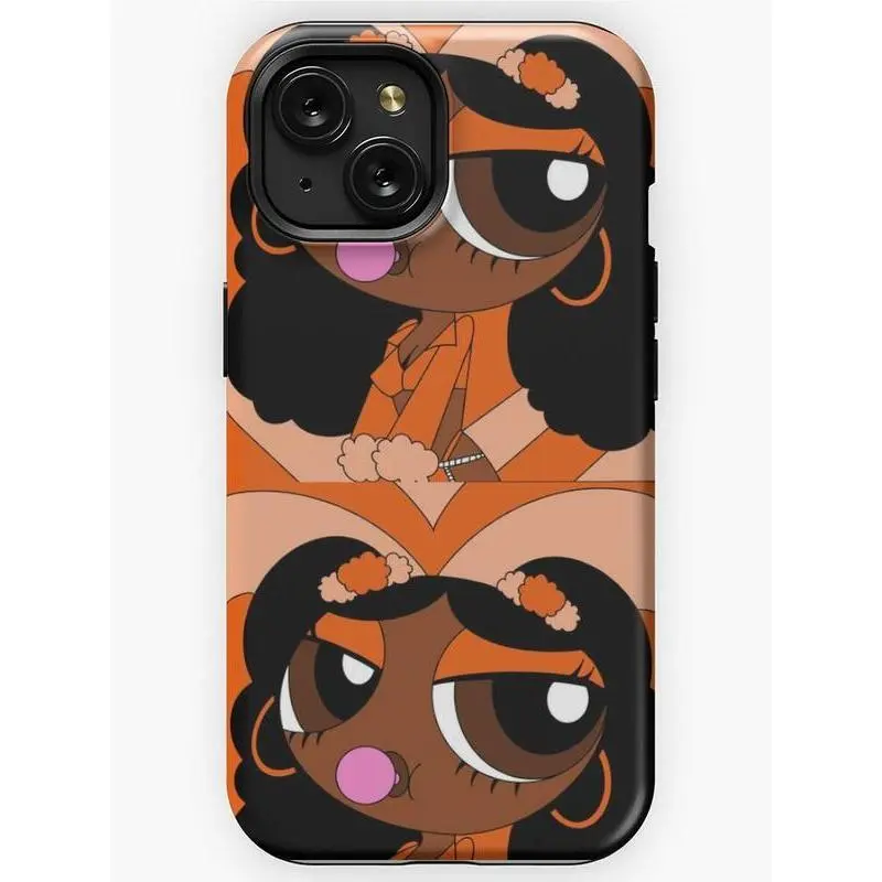 Powerpuff Girls Durable, Plastic, Anti-scratch, Cute ,Trend Two-In-One Drop-Resistant Mobile Phone Case Protection, Shockproof For IPhone 17-12, Pro Max, Pro Plus, and Samsung S25 24 23 Safety Case