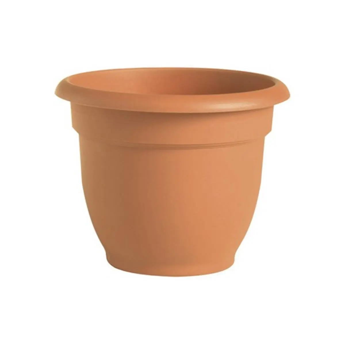 FISKARS 20-56106 6 in. Resin Bell-Shape Ariana Design Flower Pot & Planter - Indoor Houseplant Container for Plant Decor & Container Gardening