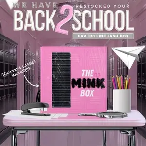 The Mink Box Deluxe Lash Tray Eyelash Extensions