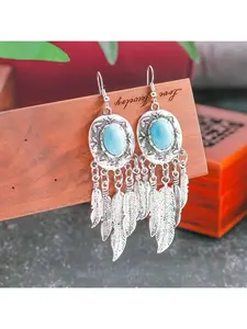 Bohemian earrings, designed with high-end tassel feather earrings, a must-have item for fashionable women, a gift for friends, a treasure for women, a Christmas gift, and daily wear