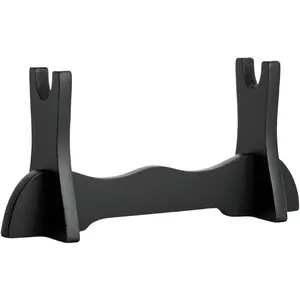 8" Wand Stand Black Wood Mini Samurai Sword Stand Wakizashi Tanto Blade Holder Dagger Dispaly Stand Short Sword Rack