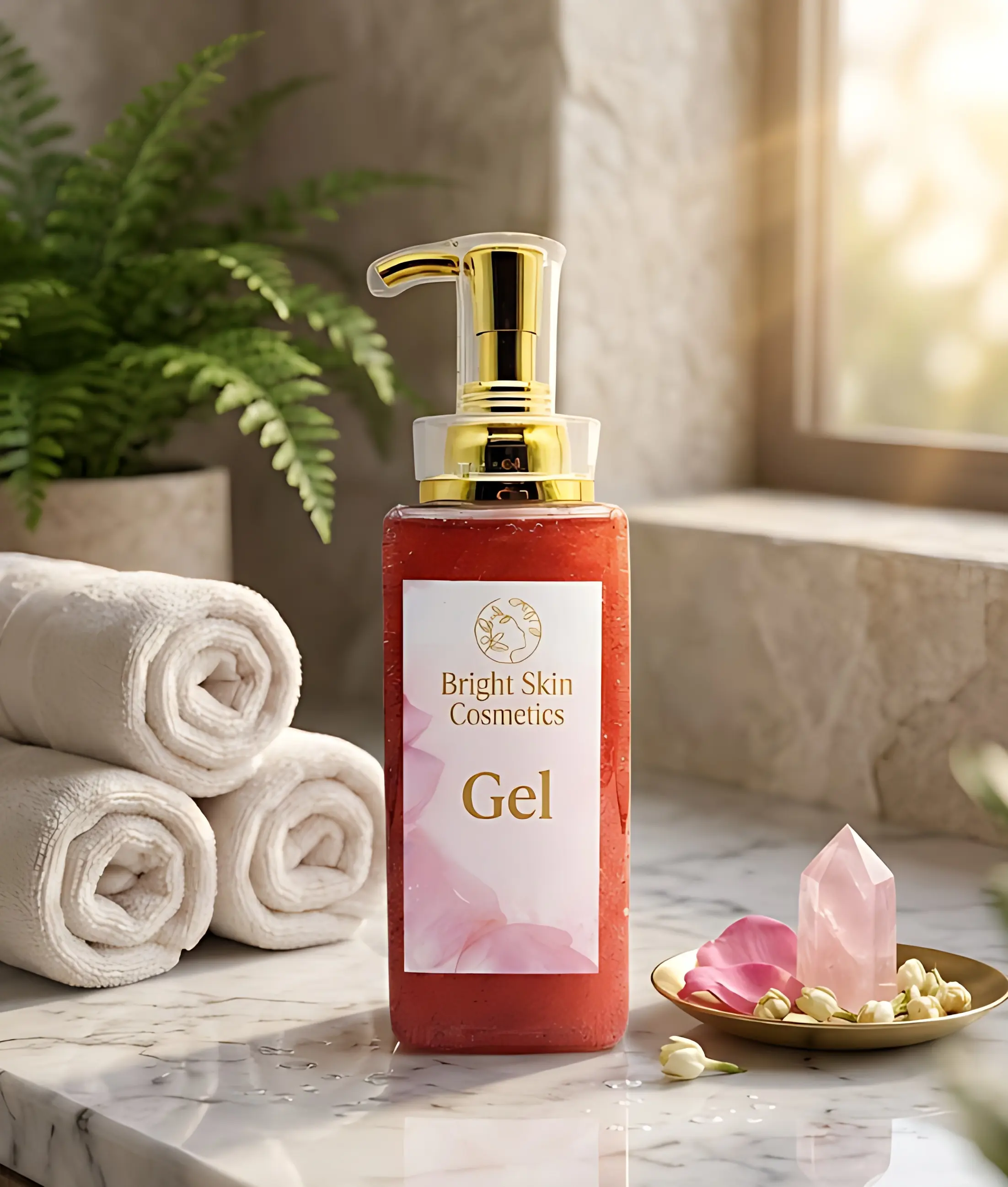 Bright Skin Cosmetics Exfoliating Gel – Gentle Body Cleansing & Exfoliating Formula for Smooth, Soft & Refreshed-Looking Skin | Lightweight Foaming Gel for Daily Body Care Routine | Suitable for All Skin Types Cleanser Foaming Moisturizer Hydrate Moisture