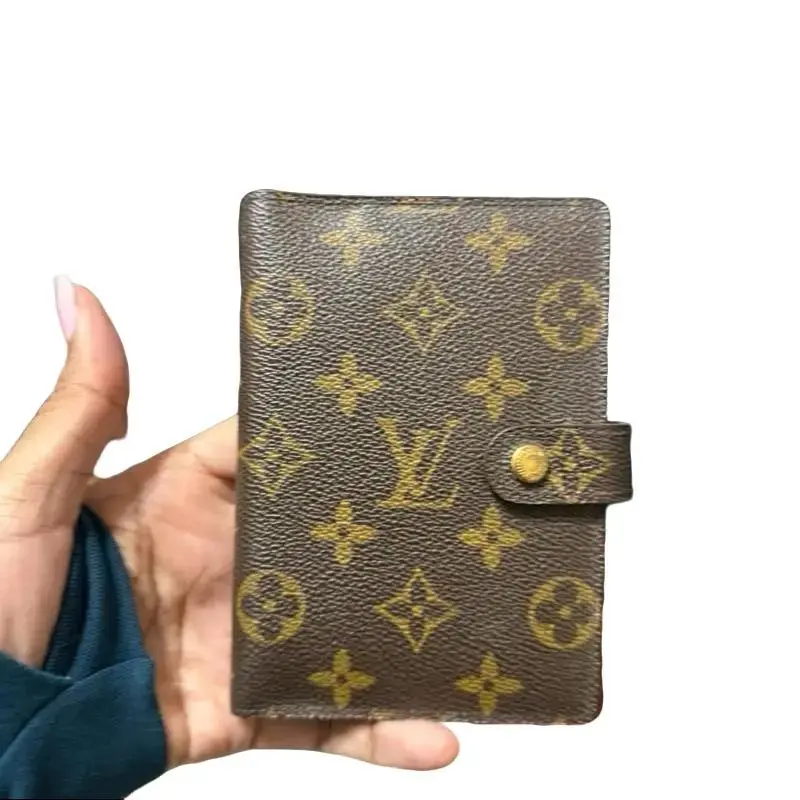 Pre-owned Louis Vuitton canvas Small Leather Goods Preowned Monogram Agenda PM Very nice condition