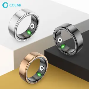 ColMi Smart Ring, 1 Count Fitness Ring with Sleep, Heart Rate and Blood Oxygen Tracker, Waterproof Fashionable Smart Ring, Wearable Heart Beat Monitor, Gift for Men and Women