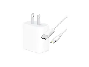 4XEM 4XIPHN11KIT3 White iPhone 11 Kit with 20W USB-C Charger and 3FT USB-C to 8-Pin Cable