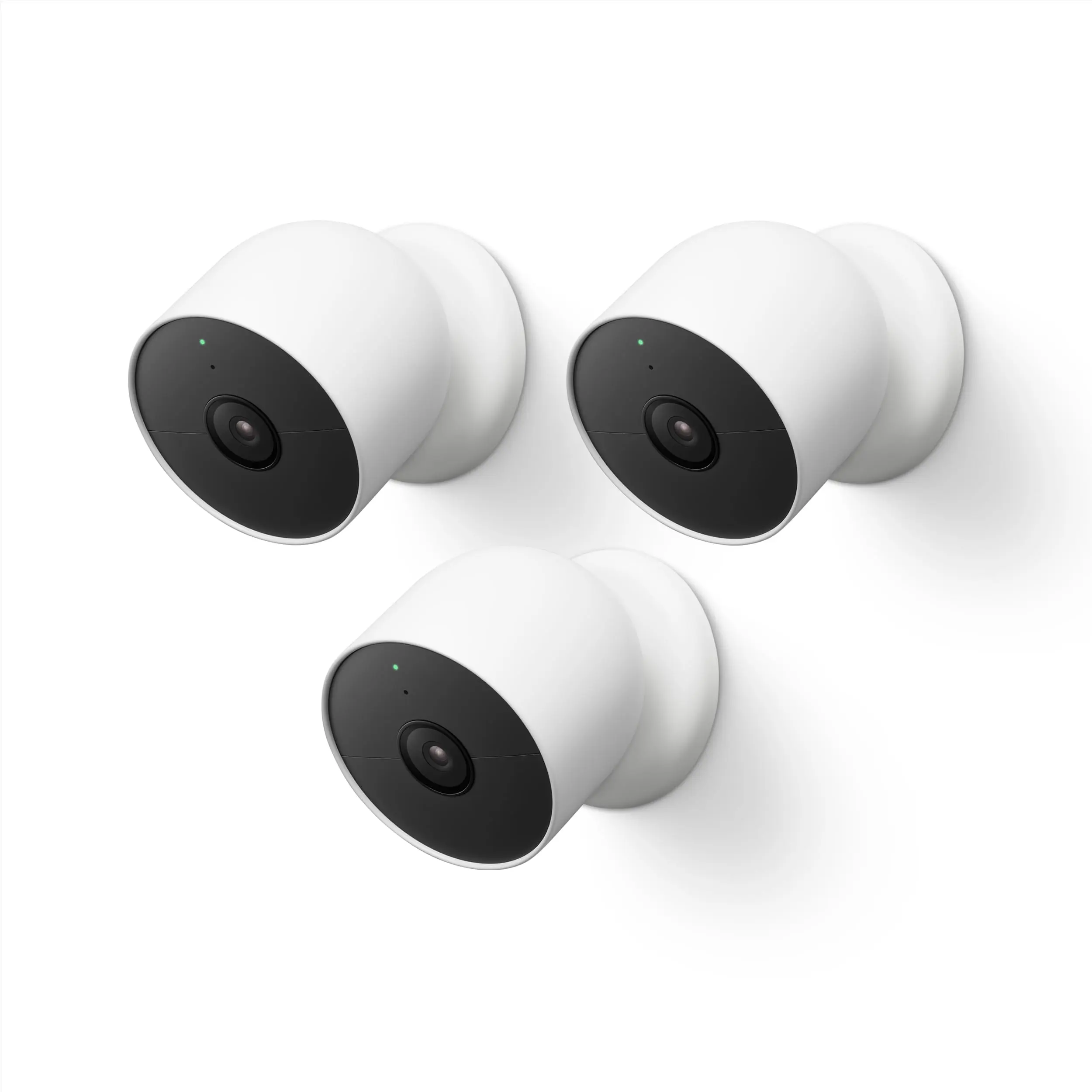 Google Nest Cam 2nd Gen Outdoor/Indoor Battery Pack (3) Smart Security