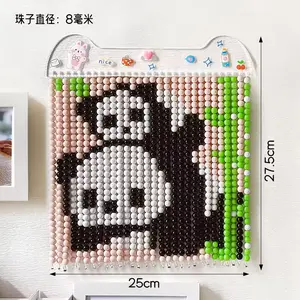 DIY Mini Bead Curtain Cute animal fruit colorful arts & crafts kit for kids, adults, and beginner friendly