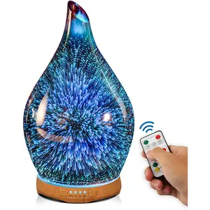 Porseme 280Ml Essential Oil Diffuser,Aroma Ultrasonic Humidifier with Remote Control,Bpa Free,Auto Shut-Off,Timer Setting Porseme