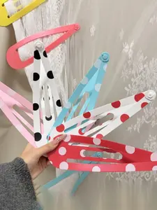 11-Inch Giant Oversized Ins-Style Quirky Girly Decorative Polka Dot Hair Clip, Funny Photo Decoration Prop, Personalized Styling Ornament, Suitable For Bags And Clothes Decoration.