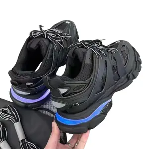 2026 Luxury Designer Track 3.0 LED Sneakers – Retro Bright Light-Up Shoes, Premium Upper Shock-Absorbing Cushion, Anti-Slip Sole, Warm for Sporty Street Fashion & Daily Wear!