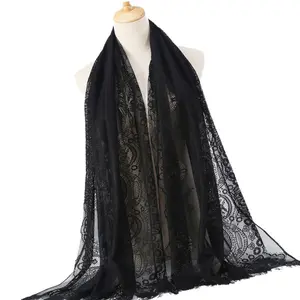 Evening Party Tassel Scarf Bridal Shawl Sheer Cover-Up Scarf Party Accessory