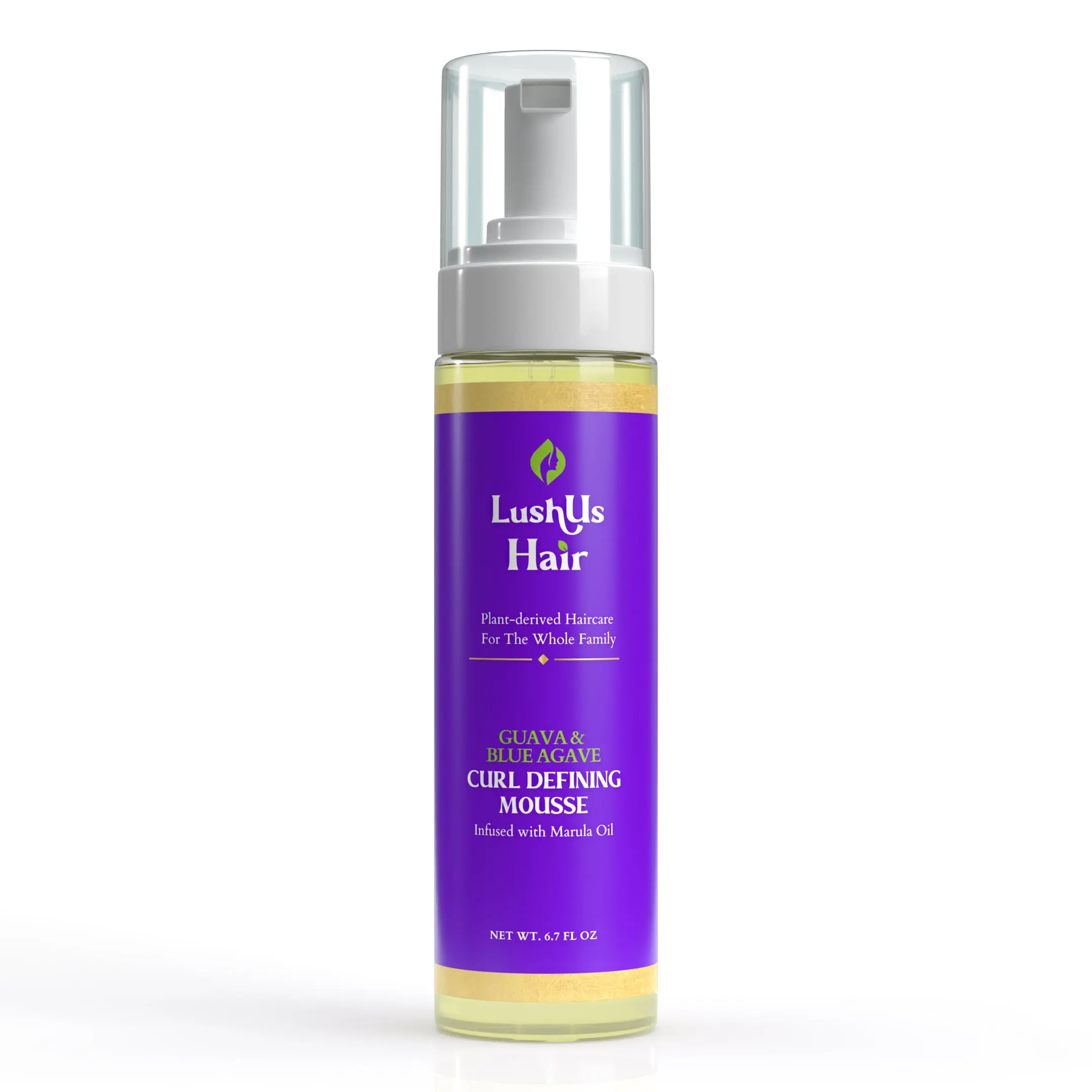 Guava & Blue Agave Curl Defining Mousse Gel Haircare Lightweight Moisture Hydrating Foam