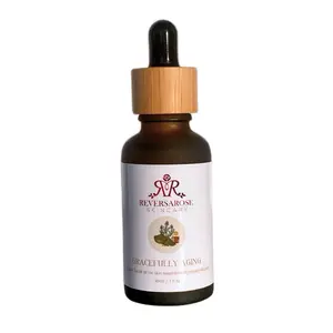 Gracefully Aging Facial Oil - Antioxidant-Rich Vegan Serum for Skin Repair, Collagen Production, and Skin Texture - Infused with Wild Yam Root and Pomegranate