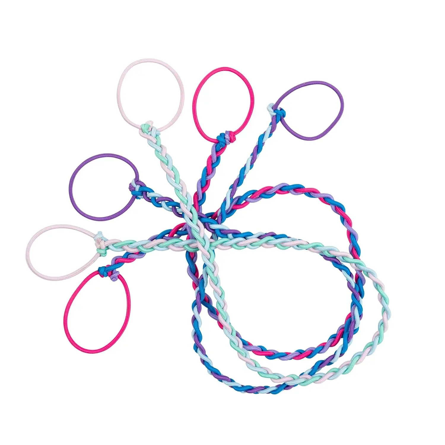 Rip Tie Soft Tangle-Free Hair Tie for Women, Elastic Hair Rope, Colorful Hair Accessory - As Seen on Shark Tank - Multicolor (Multicolor, 3 Count)