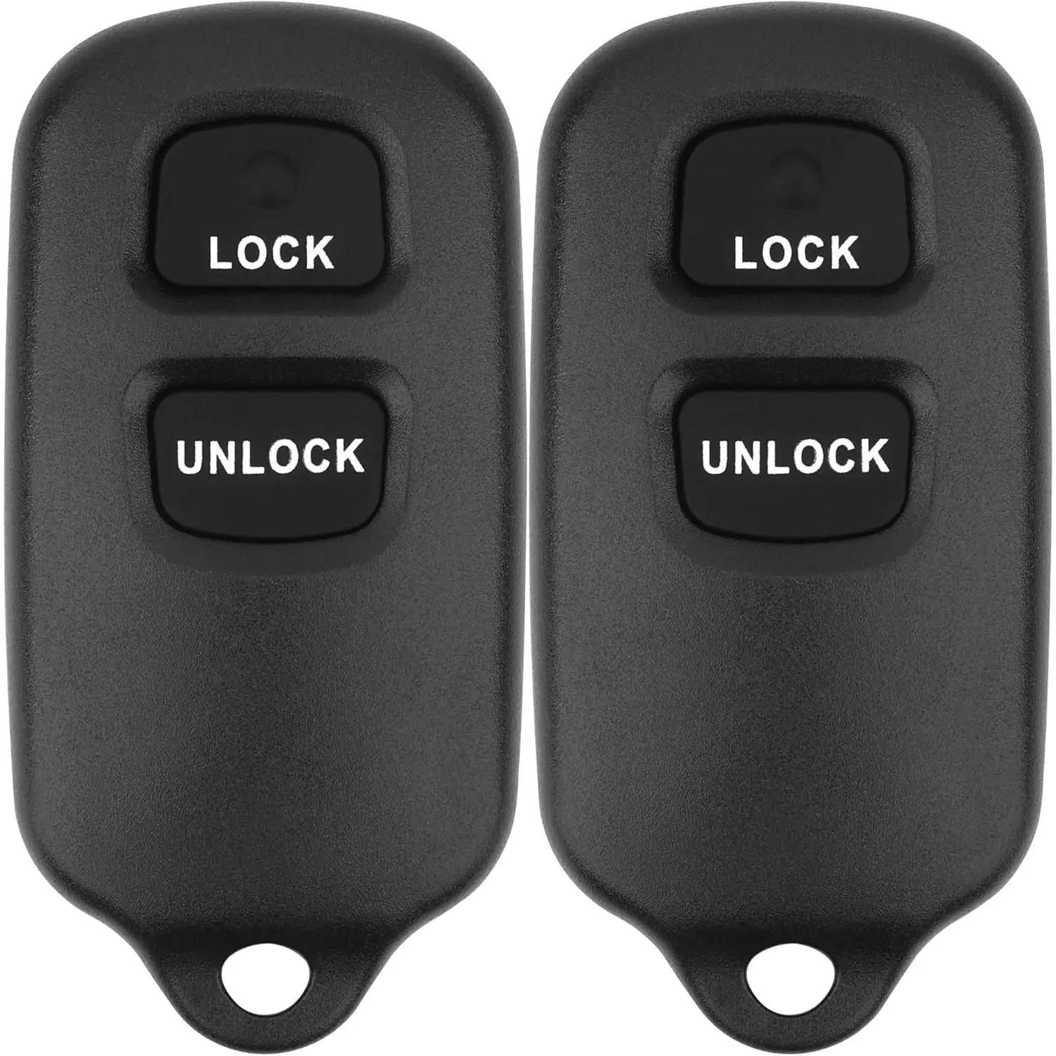 Remote Key Replacement for 2001-06 Toyota Highlander/00-06 Celica Echo/00-03 Prius/01-04 RAV4/04-06 Tundra/99-09 4Runner/2004-2007 xB, HYQ12BBX HYQ12BAN, 2 Pieces