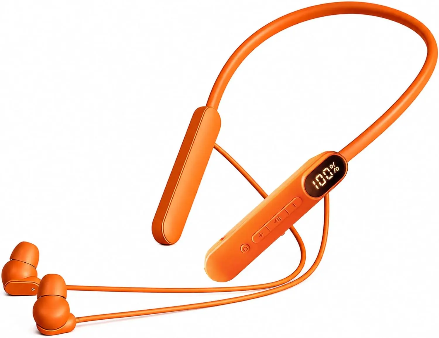 Gibel Wireless Neckband Headphones with Battery Average Life 48 Hours, Headphones Amazon Worker