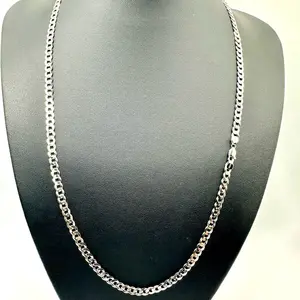 Luxury 925 Sterling Silver Cuban Chain 4.75mm – Rhodium Plated 22”/24”