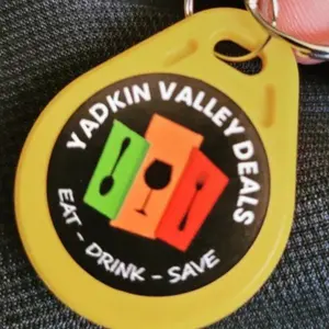 NFC Keychain link to Free Digital Business Carp App.