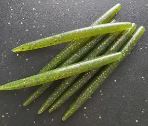 Sapper Baits 5" Sapper Stick Bait- Claymore- Watermelon with Purple and Chartreuse Flake