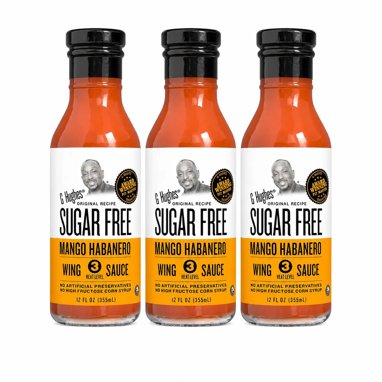 G Hughes Mango Habanero Wing Sauce Hot Sauce Sauces Habanero 12 Oz