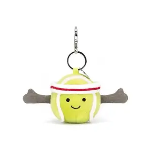 Jellycat Mini Plush Bag Charm – Cute Stuffed Animal Keychain, Soft Kawaii Keyring Accessory for Kids, Women and Toy Collectors