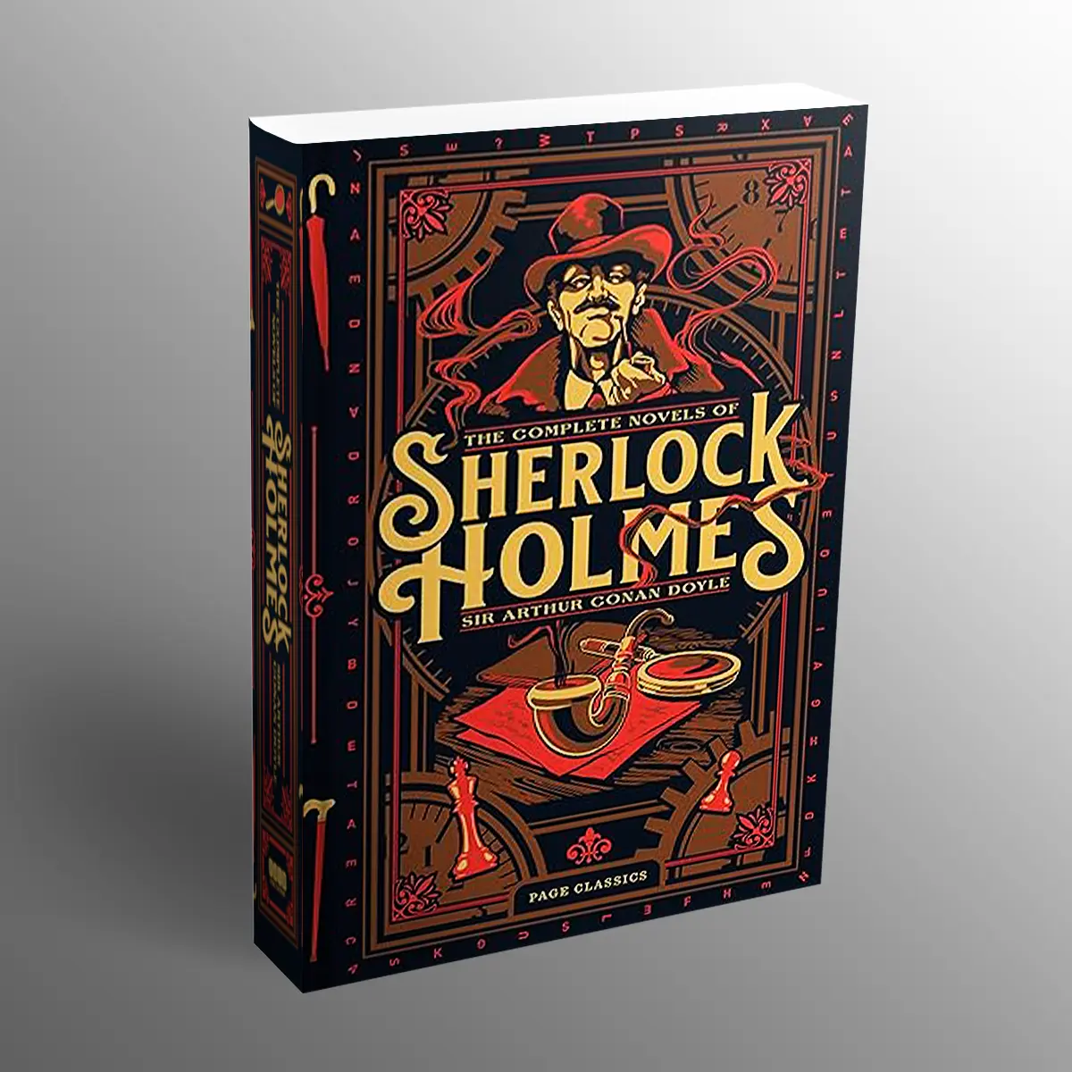 Sherlock Holmes: The Complete Novels & Adventures by Arthur Conan Doyle - Deluxe Hardcover Collectibles, Page Classics, #BookTokFinds, Complete Edition, Masterful Storytelling Literary Mystery Book (Literature & Art Category), Hardcover Books, Mystery Lov