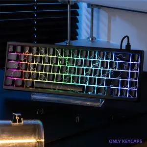 XVX Lightning/ Meteor Version Pattern OEM Profile IMD-Tech Keycap Set 118-keys for MX Switches ANSI US Layouts（Keycaps Only, Keyboard Not Included）