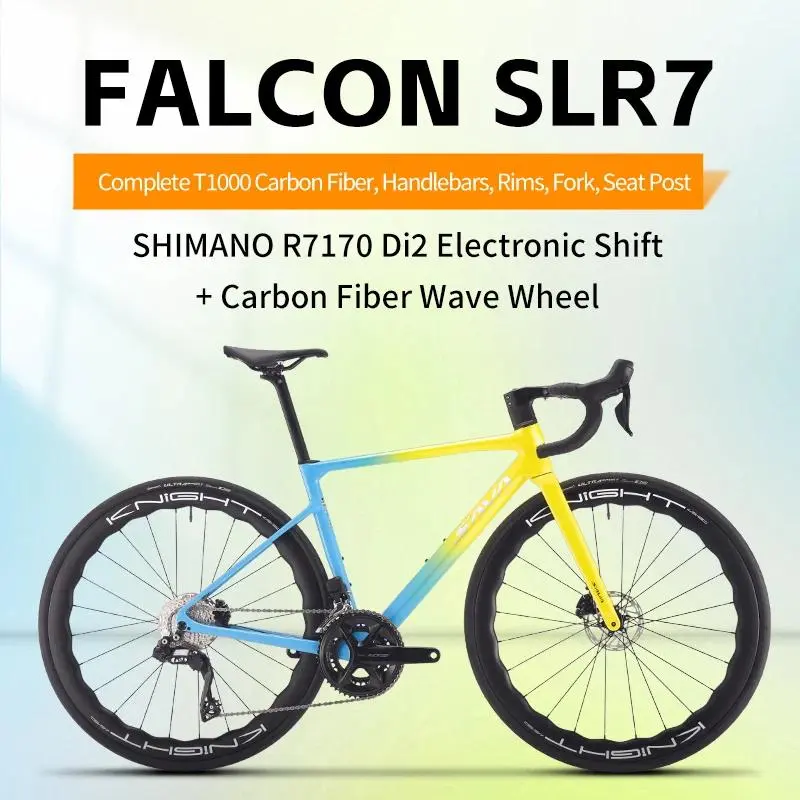 SAVA Hot Sale Starship Flagship Edition Full Carbon Fiber Road Bike 24 Speed with SHIMAN0 105 7170 DI2 Kit Full Race Bicycle