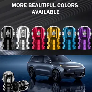 4pcs Shiny Rhinestone Tire Caps, Crystal Diamond Car Valve Stem Covers, Luxury Leak-Proof Dustproof Valve Stems, Universal Fit for Cars Bikes Motorcycles, Car Accessories